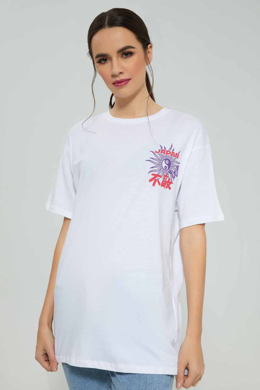 Redtag-White-Metaverse-T-Shirt-Category:T-Shirts,-Colour:White,-Deals:New-In,-FF,-Filter:Women's-Clothing,-New-In-Women-APL,-Non-Sale,-Section:Women,-W22A,-Women-T-Shirts-Women's-
