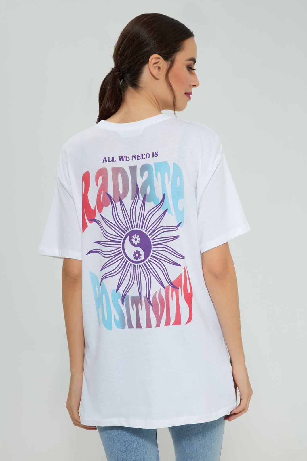 Redtag-White-Metaverse-T-Shirt-Category:T-Shirts,-Colour:White,-Deals:New-In,-FF,-Filter:Women's-Clothing,-New-In-Women-APL,-Non-Sale,-Section:Women,-W22A,-Women-T-Shirts-Women's-