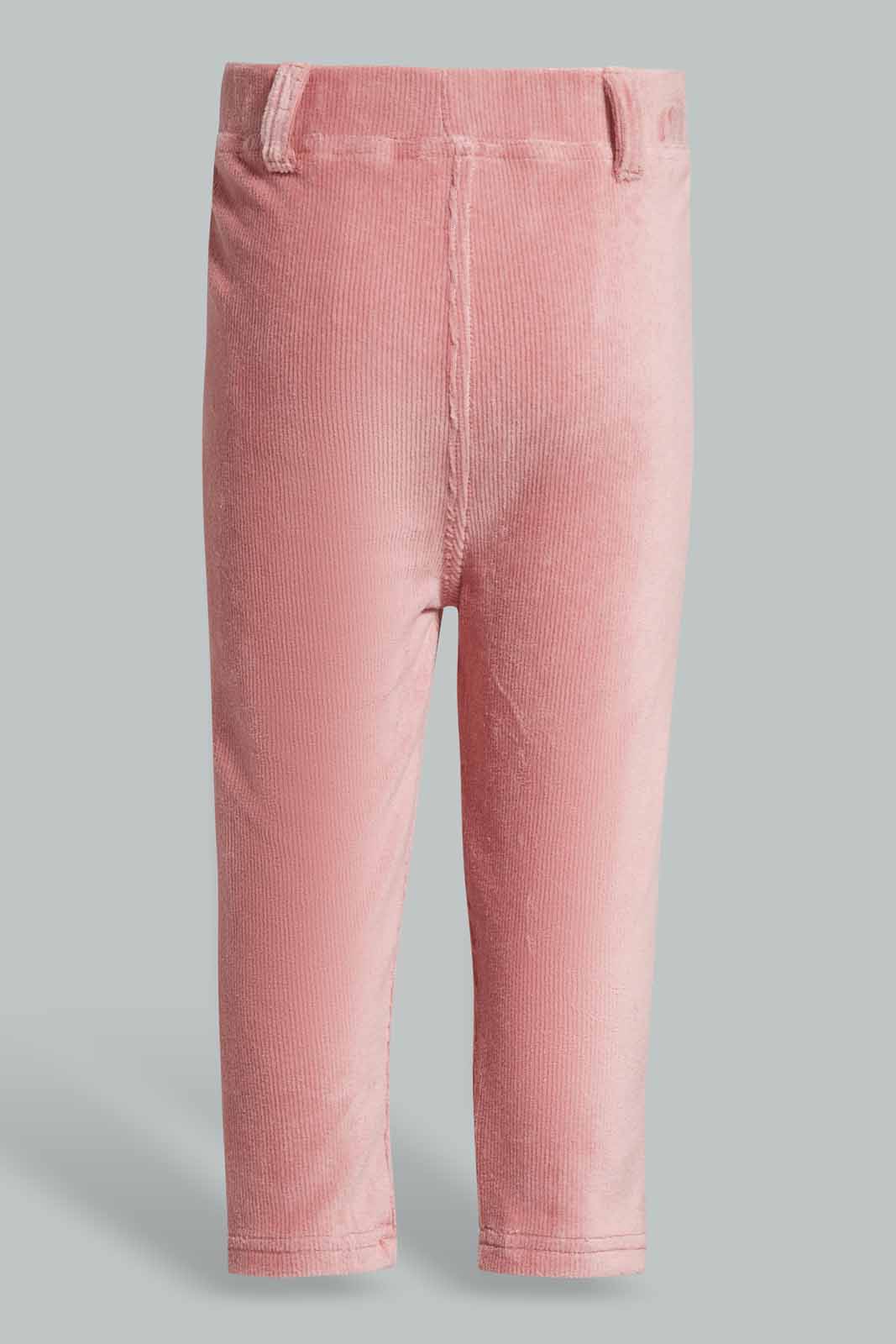 Redtag-Pink-Cord-Jegging-For-Baby-Girls-Category:Jeggings,-Colour:Pink,-Deals:New-In,-Filter:Infant-Girls-(3-to-24-Mths),-ING-Jeggings,-New-In-ING-APL,-Non-Sale,-Section:Girls-(0-to-14Yrs),-W22A-Infant-Girls-3 to 24 Months