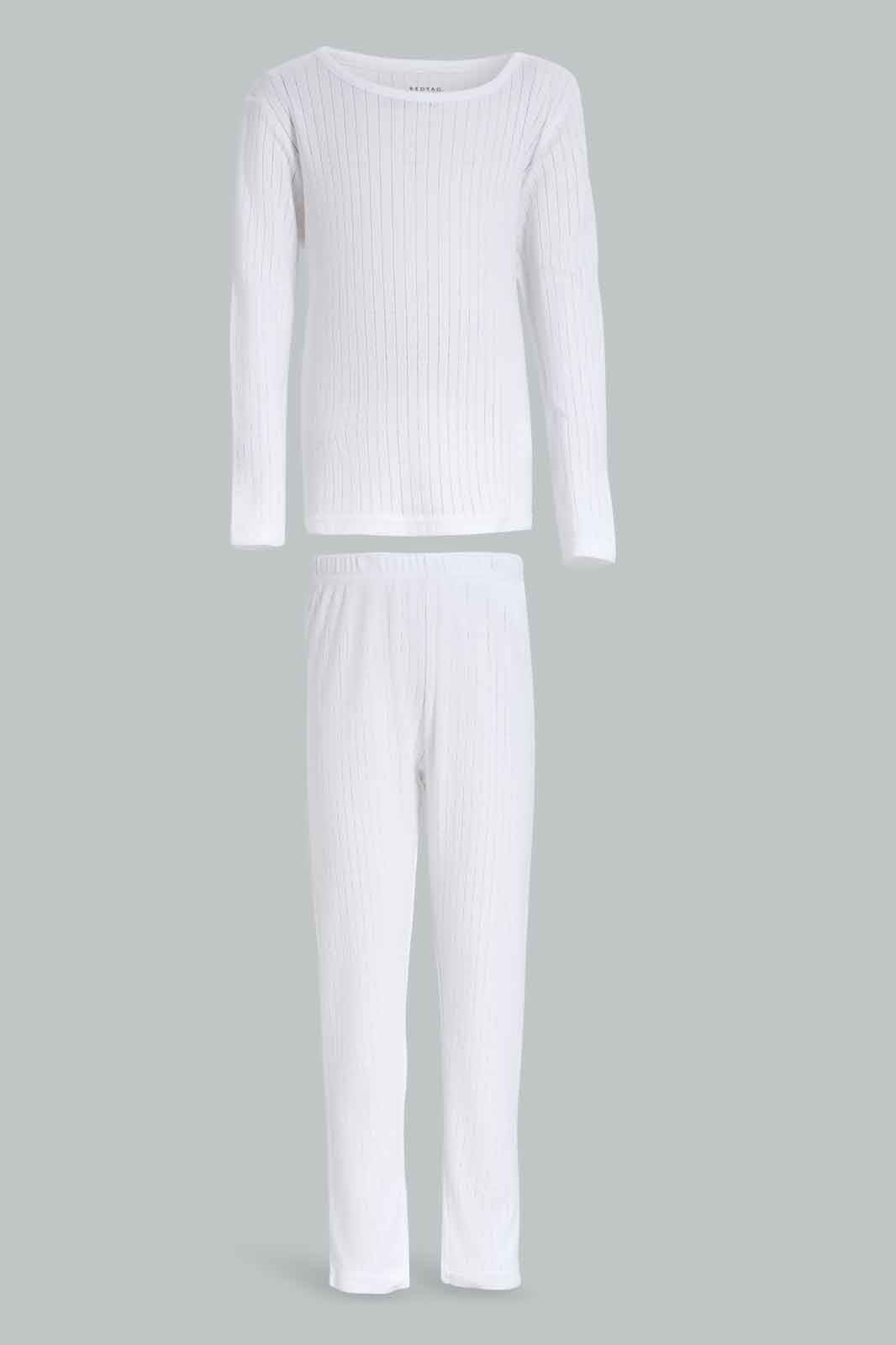 Redtag-White-Thermal-Set-BOY-Thermals,-Category:Thermals,-Colour:White,-Deals:New-In,-Dept:Boys,-EHW,-Filter:Boys-(2-to-8-Yrs),-New-In-BOY-APL,-Non-Sale,-Section:Boys-(0-to-14Yrs),-W22B-Boys-2 to 8 Years