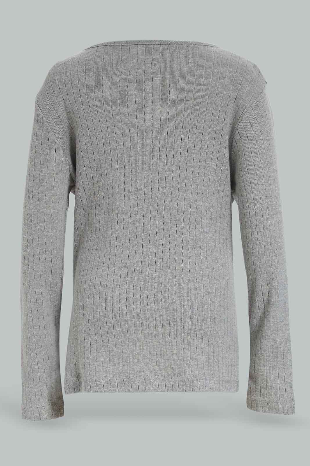 Redtag-grey-Mari-Thermal-Set-BOY-Thermals,-Category:Thermals,-Colour:Grey,-Deals:New-In,-Dept:Boys,-EHW,-Filter:Boys-(2-to-8-Yrs),-New-In-BOY-APL,-Non-Sale,-Section:Boys-(0-to-14Yrs),-W22B-Boys-2 to 8 Years