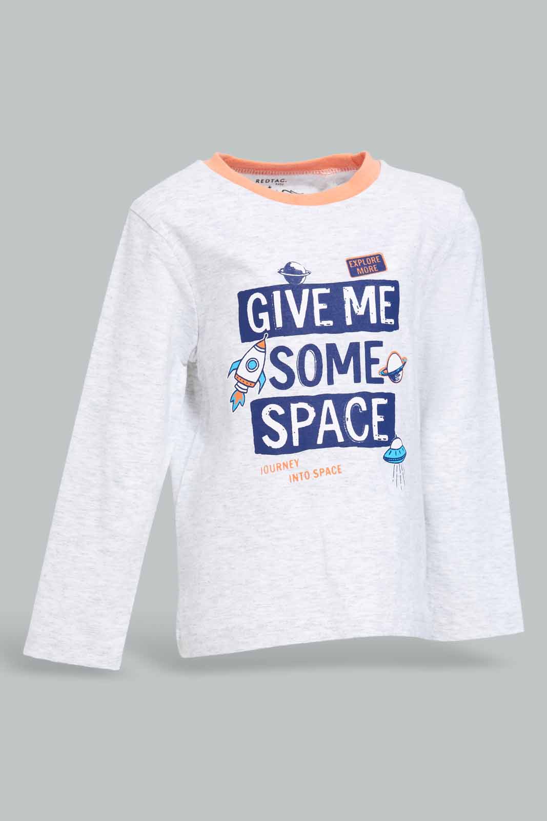 Redtag-Grey-And-Navy-Aop-Space-Long-Slvb-Pj-Set-(4-Pack)-Category:Pyjama-Sets,-Colour:Grey,-Deals:New-In,-Filter:Infant-Boys-(3-to-24-Mths),-INB-Pyjama-Sets,-New-In-INB-APL,-Non-Sale,-Section:Boys-(0-to-14Yrs),-W22B-Infant-Boys-3 to 24 Months