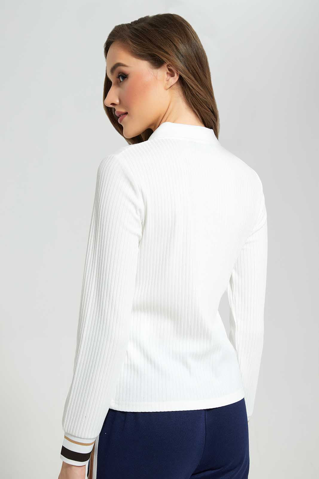 Redtag-Ivory-Cardigan-With-Zipper-Category:Cardigans,-Colour:Ivory,-Deals:New-In,-Dept:Ladieswear,-Filter:Women's-Clothing,-LDC,-LDC-Cardigans,-New-In-LDC-APL,-Non-Sale,-Section:Women,-W22B-Women's-
