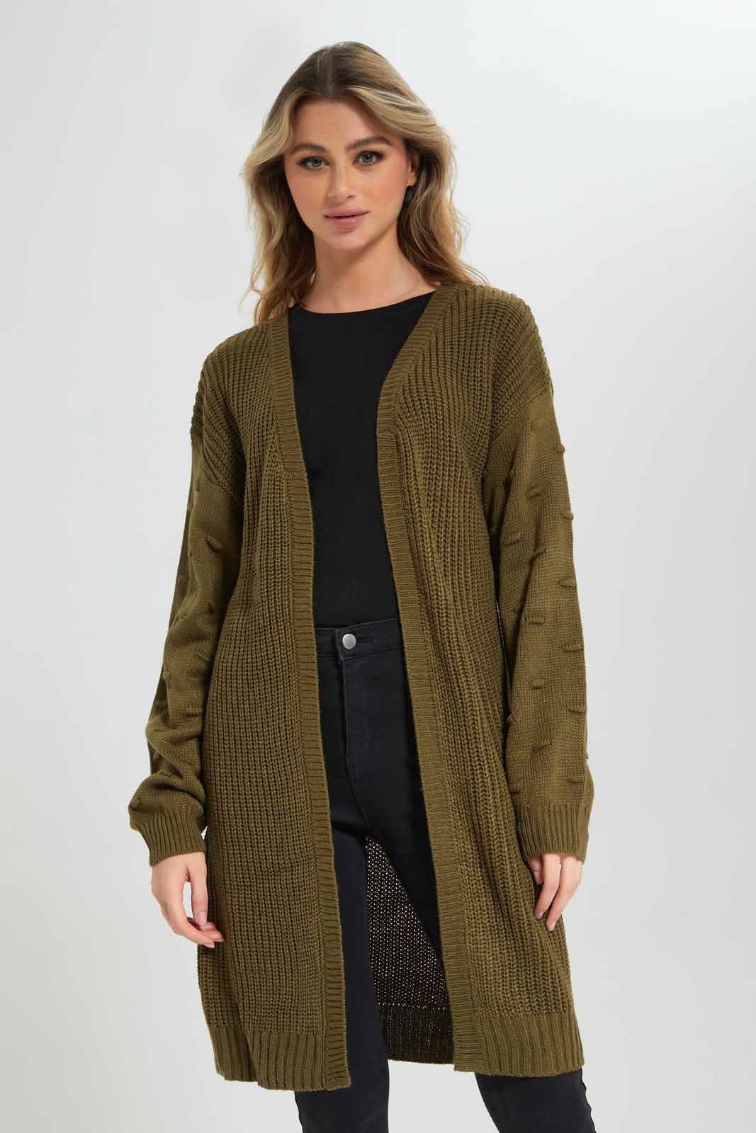 Redtag-Assorted-Tunic-Long-Sleeves-Cardigan-Category:Cardigans,-Colour:Assorted,-Deals:New-In,-EHW,-Filter:Women's-Clothing,-New-In-Women-APL,-Non-Sale,-Section:Women,-W22B,-Women-Cardigans-Women's-