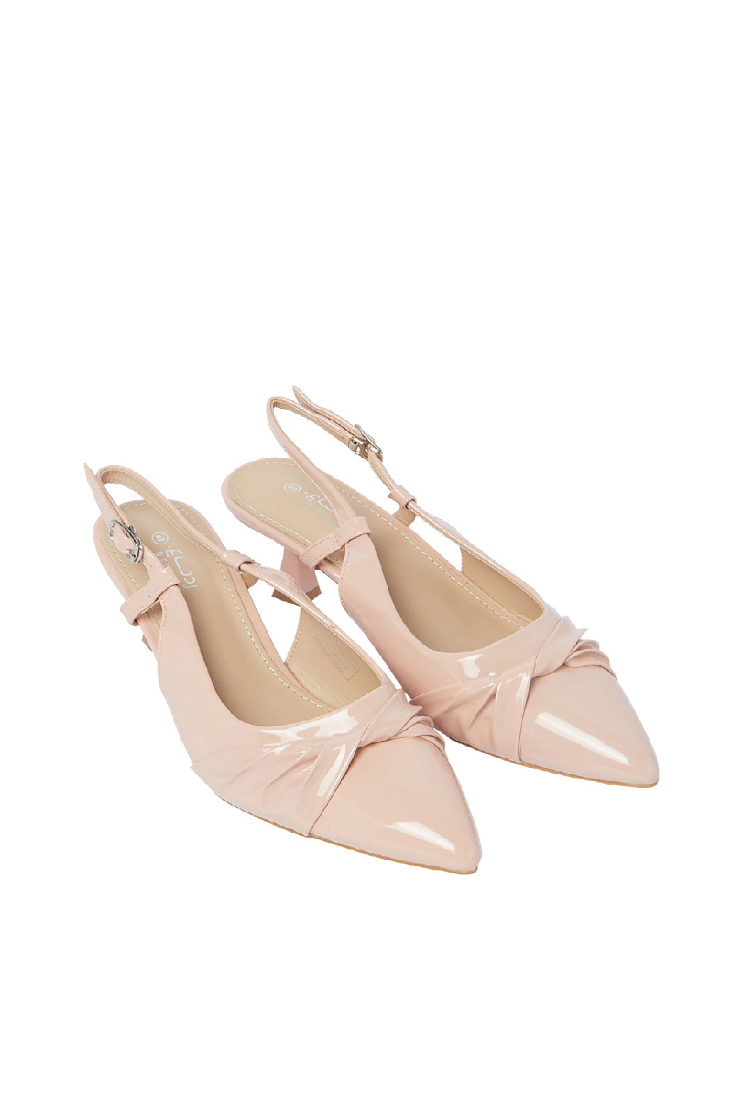 Redtag-Pink-Sling-Back-Nude-Patent-Category:Formal-Shoes,-Colour:Pink,-Deals:New-In,-Dept:Ladieswear,-Filter:Women's-Footwear,-New-In-Women-FOO,-Non-Sale,-Section:Women,-W22B,-Women-Formal-Shoes-Women's-