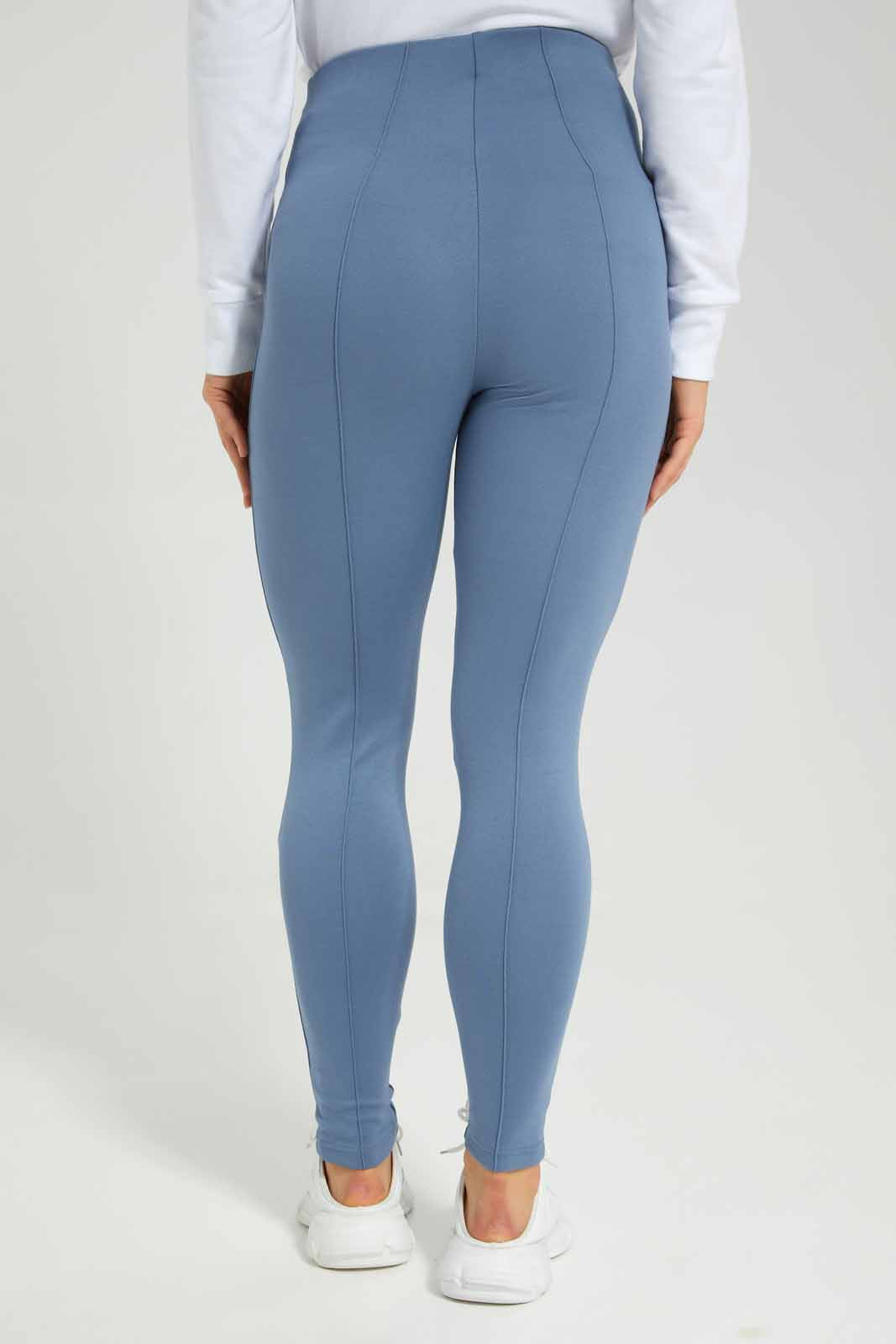 Redtag-Black-Flared-Pontie-Legging-Category:Jeggings,-Colour:Black,-Deals:New-In,-Filter:Women's-Clothing,-New-In-Women-APL,-Non-Sale,-Section:Women,-W22B,-Women-Jeggings-Women's-