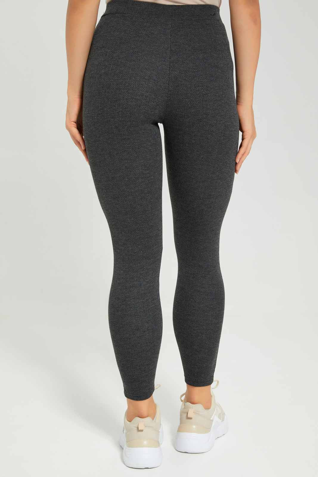Redtag-Assorted-Jacquard-Checked-Pontie-Legging-Category:Jeggings,-Colour:Assorted,-Deals:New-In,-Filter:Women's-Clothing,-New-In-Women-APL,-Non-Sale,-Section:Women,-W22B,-Women-Jeggings-Women's-