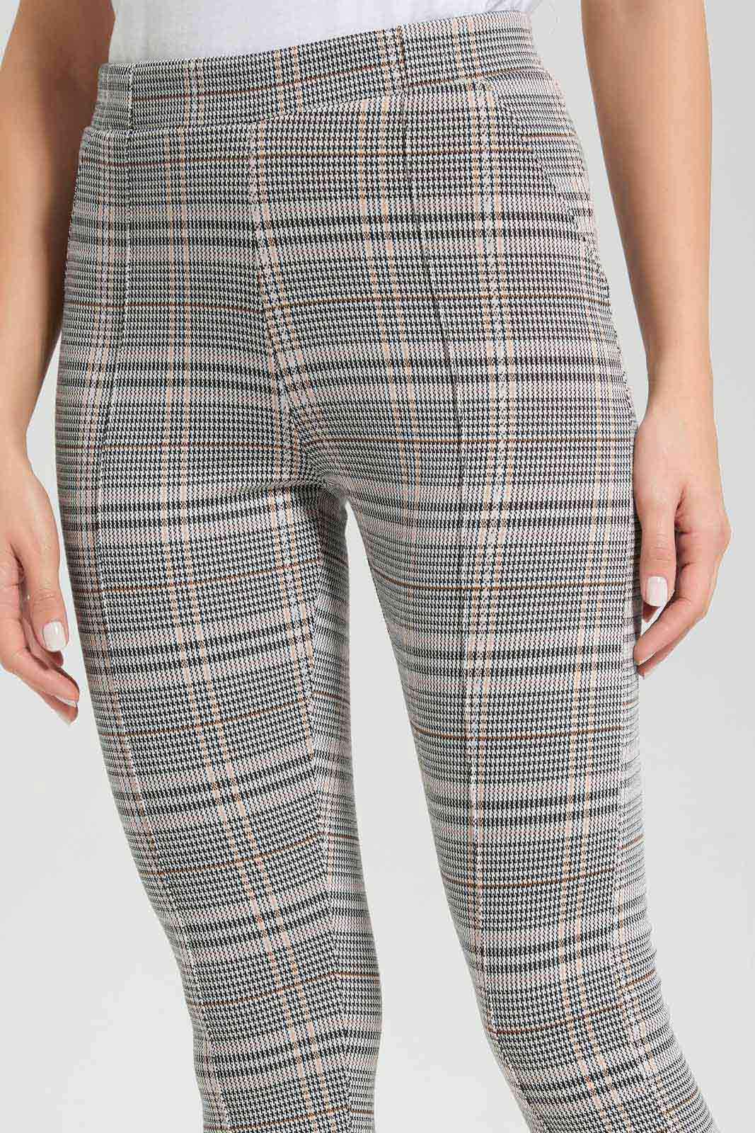 Redtag-Assorted-Jacquard-Checked-Pontie-Legging-Category:Leggings,-Colour:Assorted,-Deals:New-In,-Filter:Women's-Clothing,-New-In-Women-APL,-Non-Sale,-Section:Women,-W22B,-Women-Leggings-Women's-