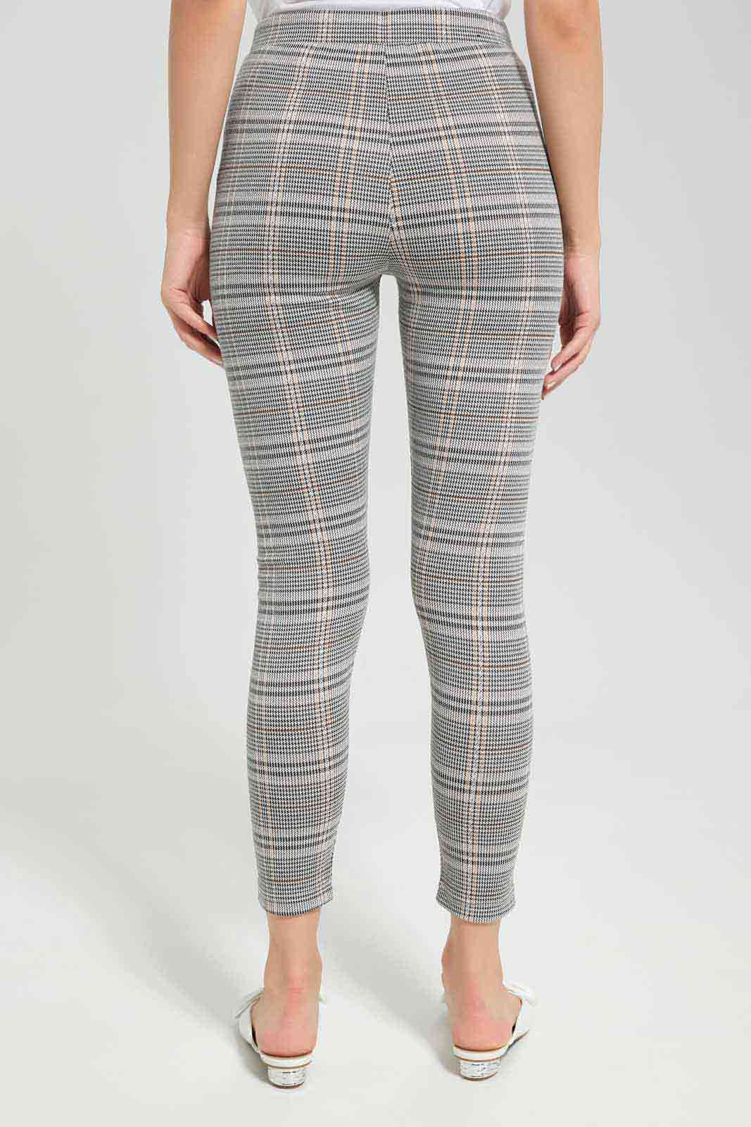 Redtag-Assorted-Jacquard-Checked-Pontie-Legging-Category:Leggings,-Colour:Assorted,-Deals:New-In,-Filter:Women's-Clothing,-New-In-Women-APL,-Non-Sale,-Section:Women,-W22B,-Women-Leggings-Women's-