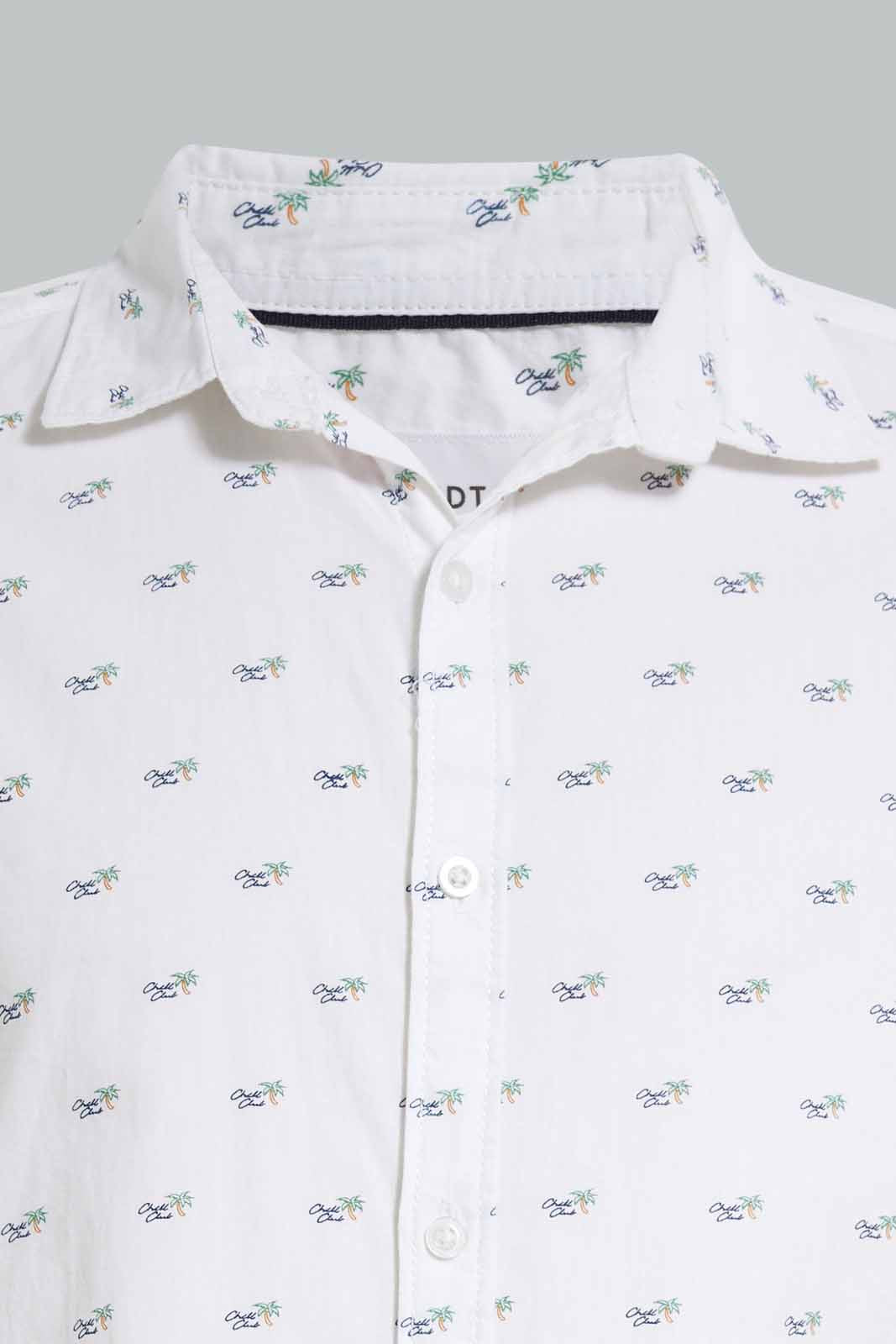Redtag-White-Allover-Print-Casual-Shirt-BSR-Shirts,-Category:Shirts,-Colour:White,-Deals:New-In,-Filter:Senior-Boys-(8-to-14-Yrs),-New-In-BSR-APL,-Non-Sale,-Section:Boys-(0-to-14Yrs),-W22O-Senior-Boys-9 to 14 Years