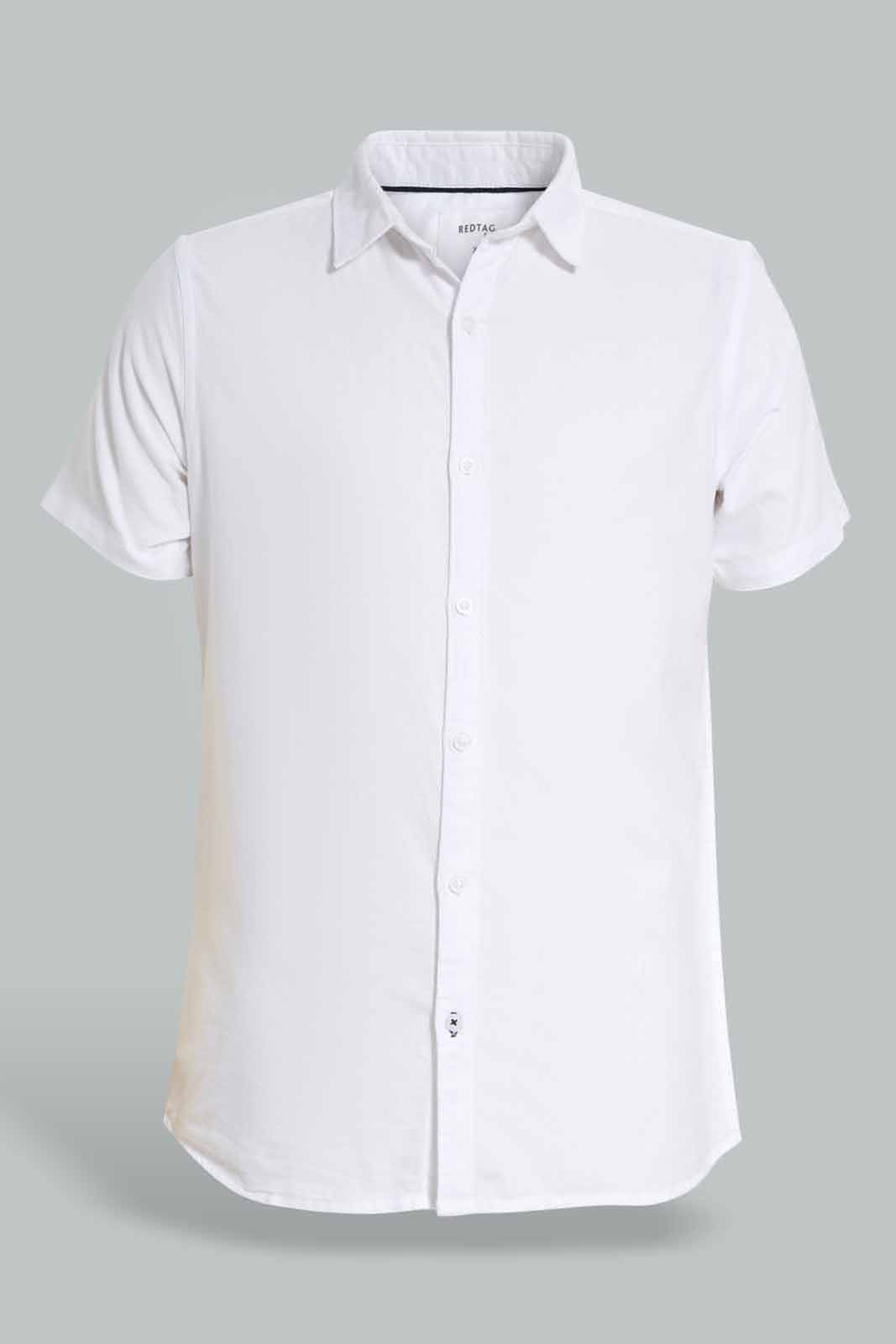 Redtag-White-Plain-Shirt-BSR-Shirts,-Category:Shirts,-Colour:White,-Deals:New-In,-Filter:Senior-Boys-(8-to-14-Yrs),-New-In-BSR-APL,-Non-Sale,-Section:Boys-(0-to-14Yrs),-W22O-Senior-Boys-9 to 14 Years