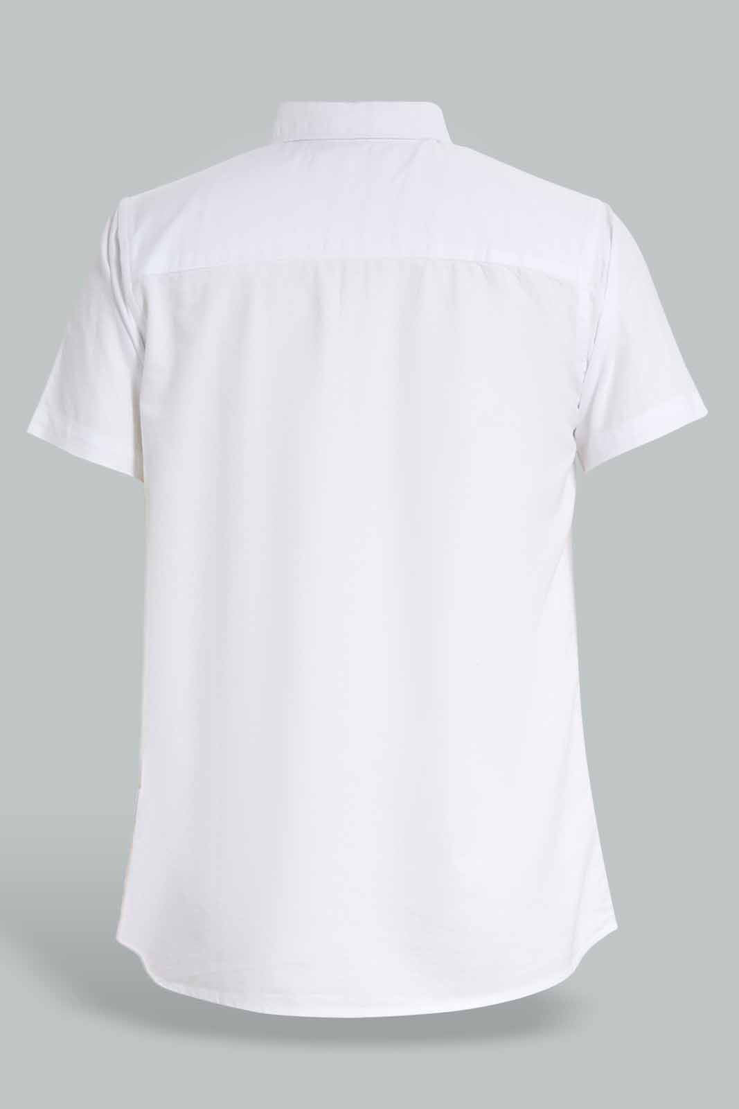 Redtag-White-Plain-Shirt-BSR-Shirts,-Category:Shirts,-Colour:White,-Deals:New-In,-Filter:Senior-Boys-(8-to-14-Yrs),-New-In-BSR-APL,-Non-Sale,-Section:Boys-(0-to-14Yrs),-W22O-Senior-Boys-9 to 14 Years