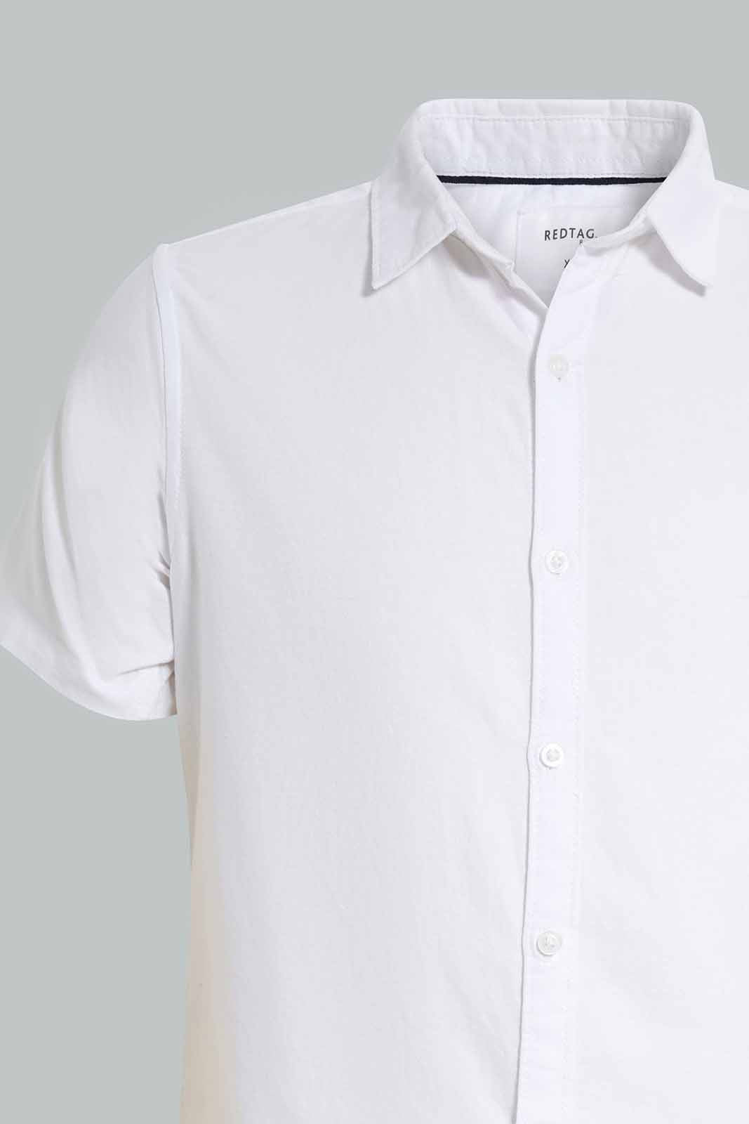 Redtag-White-Plain-Shirt-BSR-Shirts,-Category:Shirts,-Colour:White,-Deals:New-In,-Filter:Senior-Boys-(8-to-14-Yrs),-New-In-BSR-APL,-Non-Sale,-Section:Boys-(0-to-14Yrs),-W22O-Senior-Boys-9 to 14 Years
