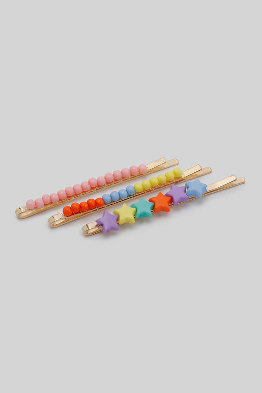 Redtag-S/5-Hair-Clip-Category:Hair-Accessories,-Colour:Assorted,-Filter:Girls-Accessories,-GIR-Hair-Accessories,-New-In,-New-In-GIR-ACC,-Non-Sale,-Section:Girls-(0-to-14Yrs),-W22B-Girls-