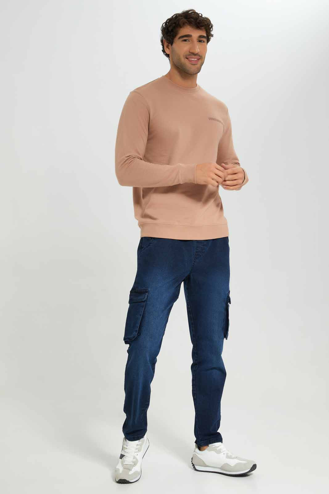 Redtag-Beige-Graphic-Sweatshirt-Category:Sweatshirts,-Colour:Beige,-Deals:New-In,-Filter:Men's-Clothing,-Men-Sweatshirts,-New-In-Men-APL,-Non-Sale,-Section:Men,-W22B-Men's-