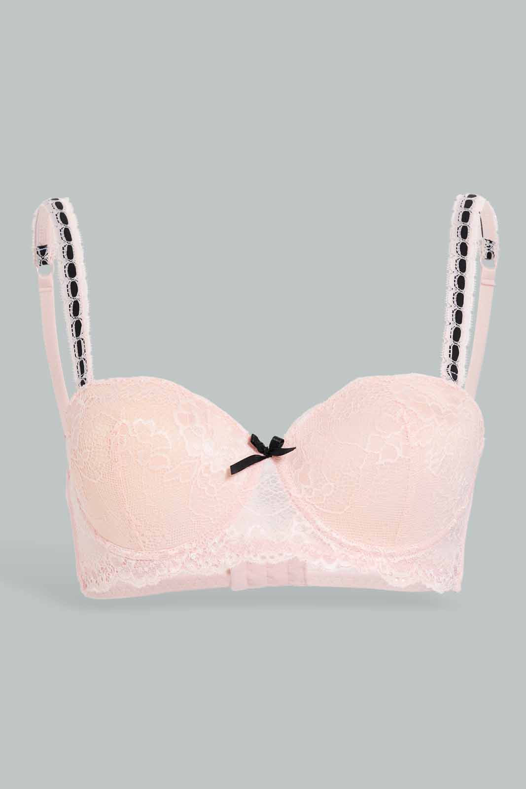 Redtag-Single-Pack-Balconette-Bra-Category:Bras,-Colour:Apricot,-Deals:New-In,-Dept:Ladieswear,-Filter:Women's-Clothing,-New-In-Women-APL,-Non-Sale,-Section:Women,-W22B,-Women-Bras--