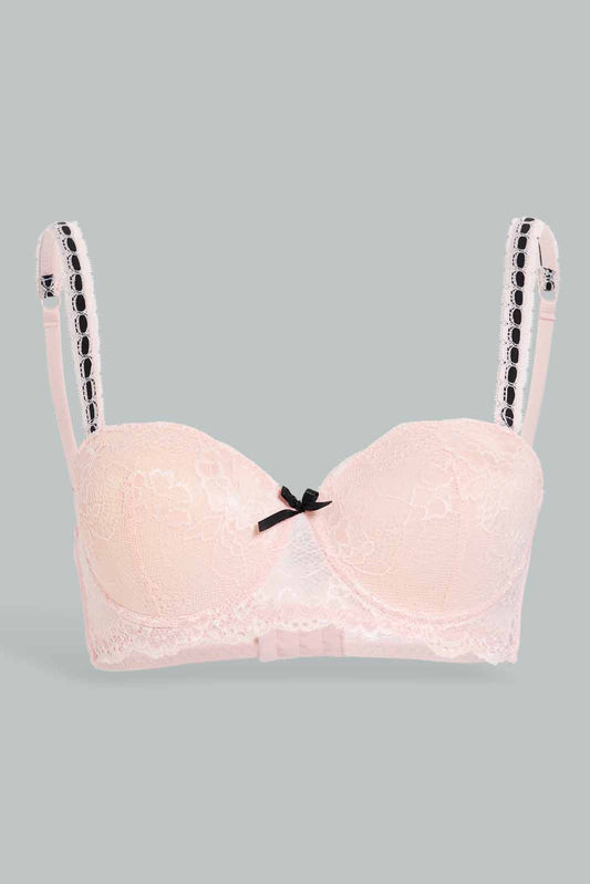 Redtag-Single-Pack-Balconette-Bra-Category:Bras,-Colour:Apricot,-Deals:New-In,-Dept:Ladieswear,-Filter:Women's-Clothing,-New-In-Women-APL,-Non-Sale,-Section:Women,-W22B,-Women-Bras--