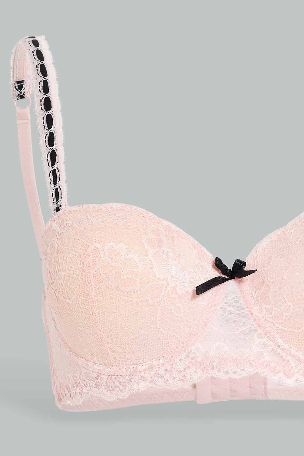 Redtag-Single-Pack-Balconette-Bra-Category:Bras,-Colour:Apricot,-Deals:New-In,-Dept:Ladieswear,-Filter:Women's-Clothing,-New-In-Women-APL,-Non-Sale,-Section:Women,-W22B,-Women-Bras--