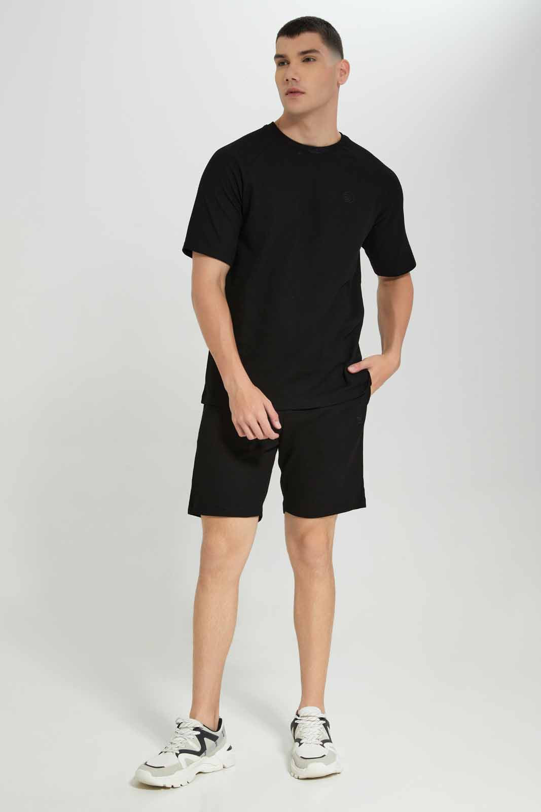 Redtag-Black-Loungue-Shorts-Category:Shorts,-Colour:Black,-Deals:New-In,-Filter:Men's-Clothing,-Men-Loungewear-Shorts,-Men-Shorts,-New-In-Men-APL,-Non-Sale,-Section:Men,-W22B-Men's-