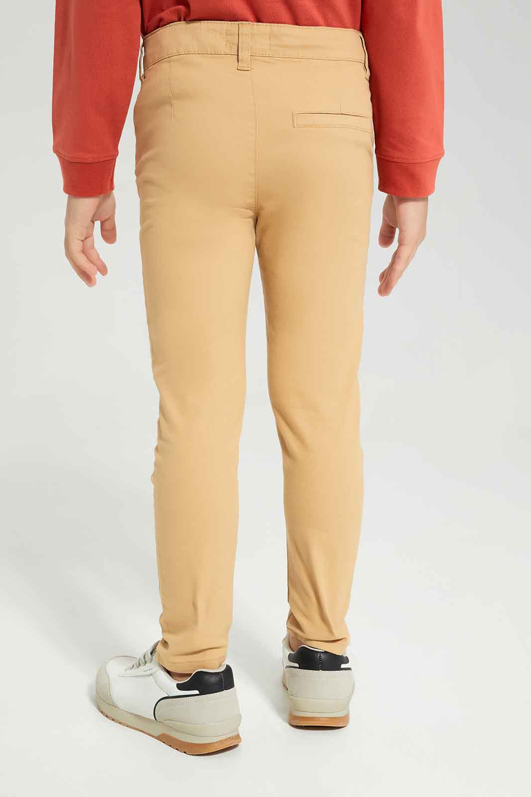 Boys Beige Chino Trouser