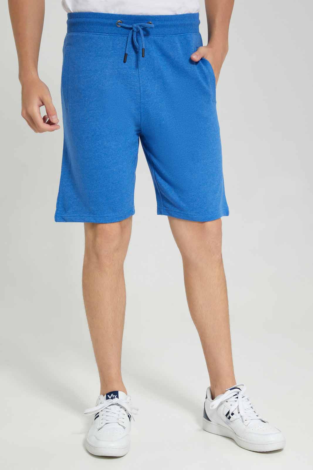 Redtag-Blue-Shorts-With-Placement-Print-Category:Joggers,-Colour:Green,-Deals:New-In,-Filter:Men's-Clothing,-Men-Joggers,-NDAY,-New-In-Men-APL,-Non-Sale,-Section:Men,-W22B-Men's-