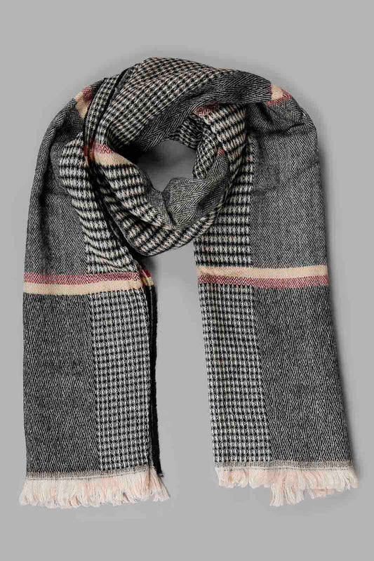 Redtag-Multi-Colour-Embellished-Knitted-Scarf-Category:Scarves,-Colour:Assorted,-Filter:Women's-Accessories,-New-In,-New-In-Women-ACC,-Non-Sale,-Section:Women,-W22B,-Women-Scarves-Women-