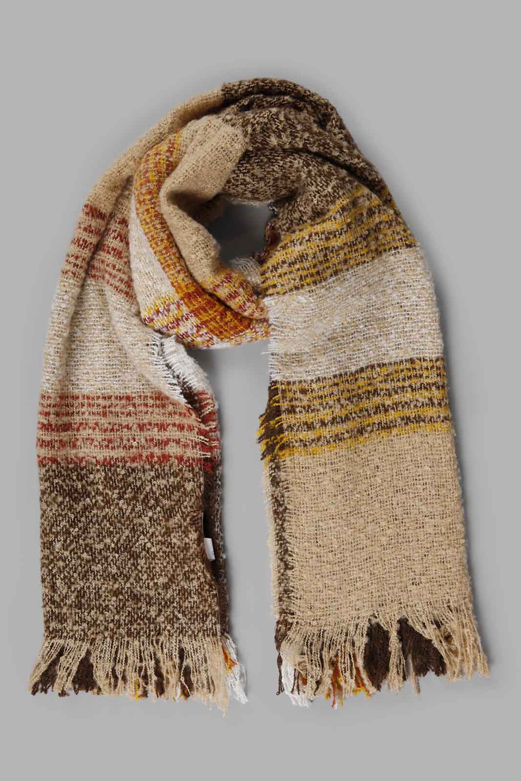 Redtag-Multi-Colour-Embellished-Knitted-Scarf-Category:Scarves,-Colour:Assorted,-Filter:Women's-Accessories,-New-In,-New-In-Women-ACC,-Non-Sale,-Section:Women,-W22B,-Women-Scarves-Women-