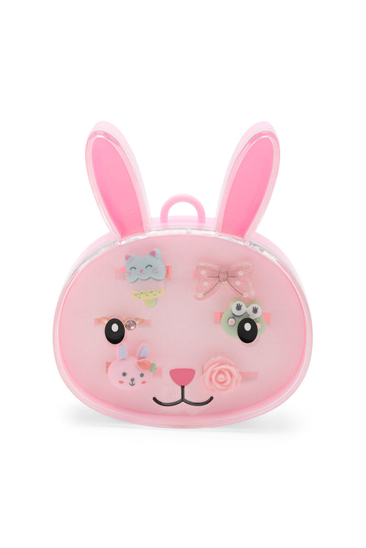 Redtag-S/1-Bunny-Box+S/7-Ring-Category:Jewellery,-Colour:Assorted,-Dept:Girls,-Filter:Girls-Accessories,-GIR-Jewellery,-New-In,-New-In-GIR-ACC,-Non-Sale,-Section:Girls-(0-to-14Yrs),-W22B-Girls-