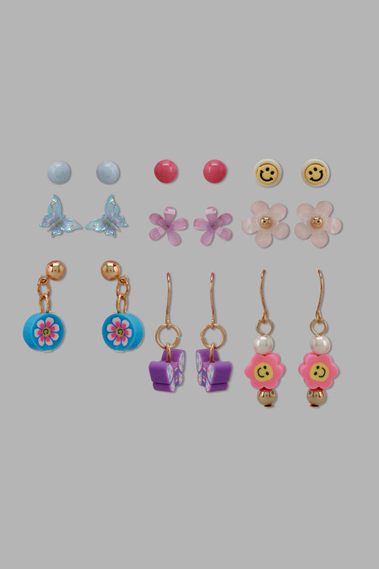 Redtag-S/9-Stud-Category:Jewellery,-Colour:Assorted,-Filter:Girls-Accessories,-GIR-Jewellery,-New-In,-New-In-GIR-ACC,-Non-Sale,-Section:Girls-(0-to-14Yrs),-W22B-Girls-