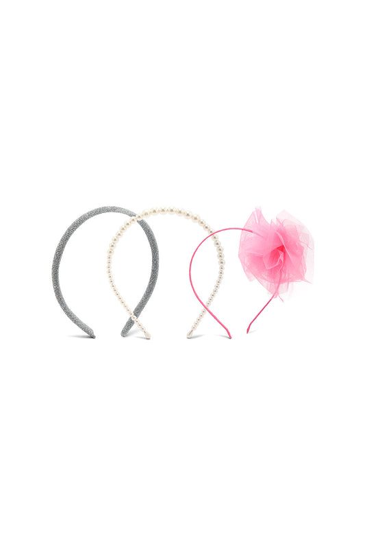 Redtag-S/3-Headband-Category:Hair-Accessories,-Colour:Assorted,-Dept:Girls,-Filter:Girls-Accessories,-GIR-Hair-Accessories,-New-In,-New-In-GIR-ACC,-Non-Sale,-Section:Girls-(0-to-14Yrs),-W22B-Girls-
