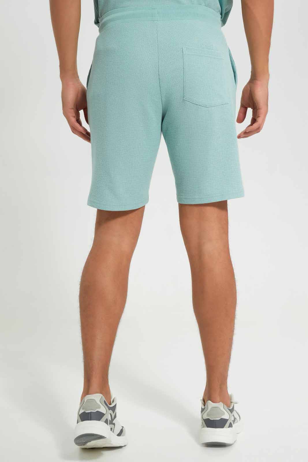 Redtag-Sage-Green-Lounge-Shorts-Category:Joggers,-Colour:Green,-Deals:New-In,-Filter:Men's-Clothing,-Men-Joggers,-New-In-Men-APL,-Non-Sale,-Section:Men,-W22A--