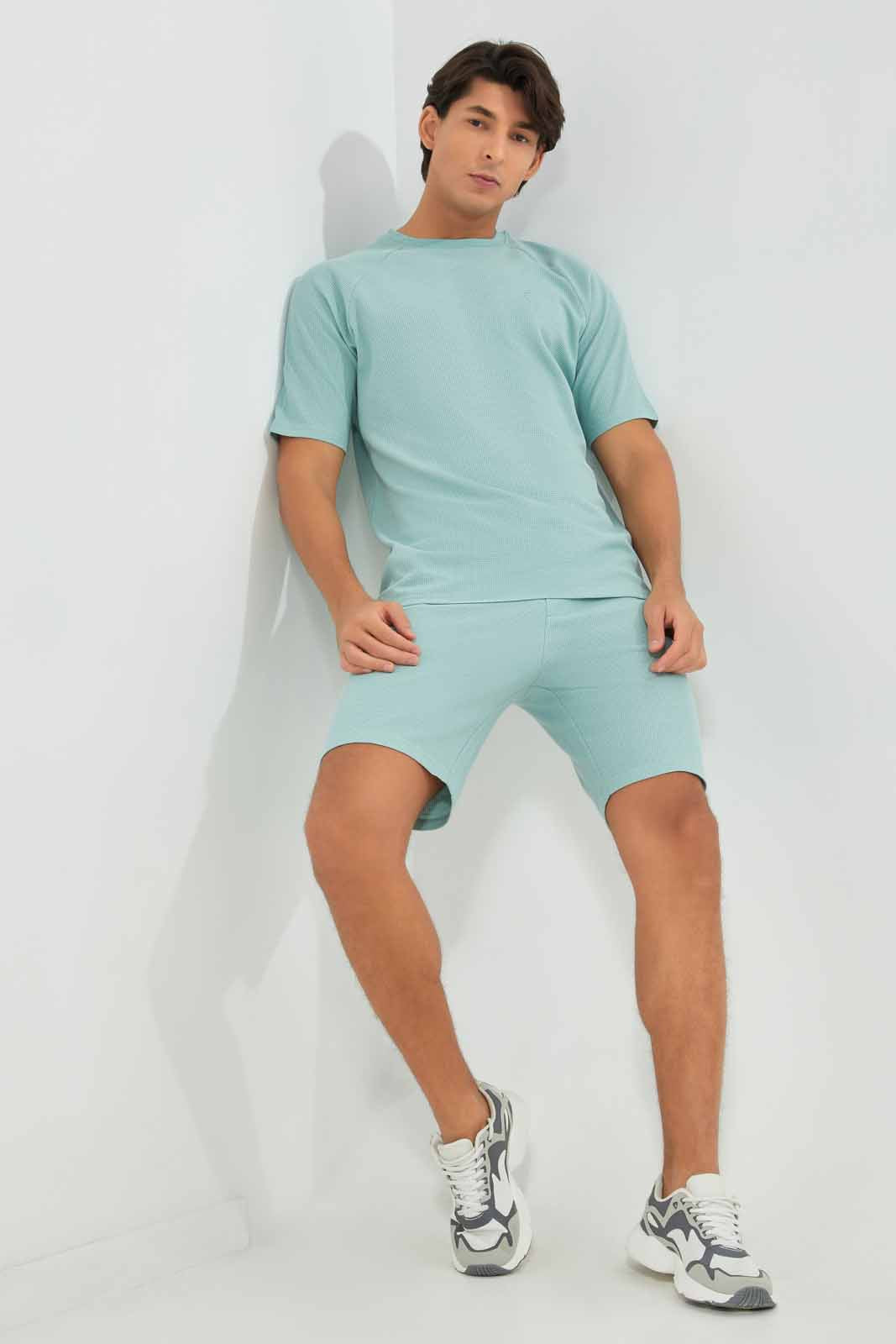 Redtag-Sage-Green-Lounge-Tee-Category:Sweatshirts,-Colour:Green,-Deals:New-In,-Filter:Men's-Clothing,-Men-Sweatshirts,-New-In-Men-APL,-Non-Sale,-Section:Men,-W22A--