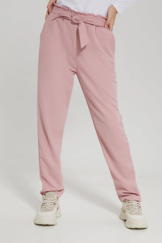 Senior Girls Pink Harem Trouser
