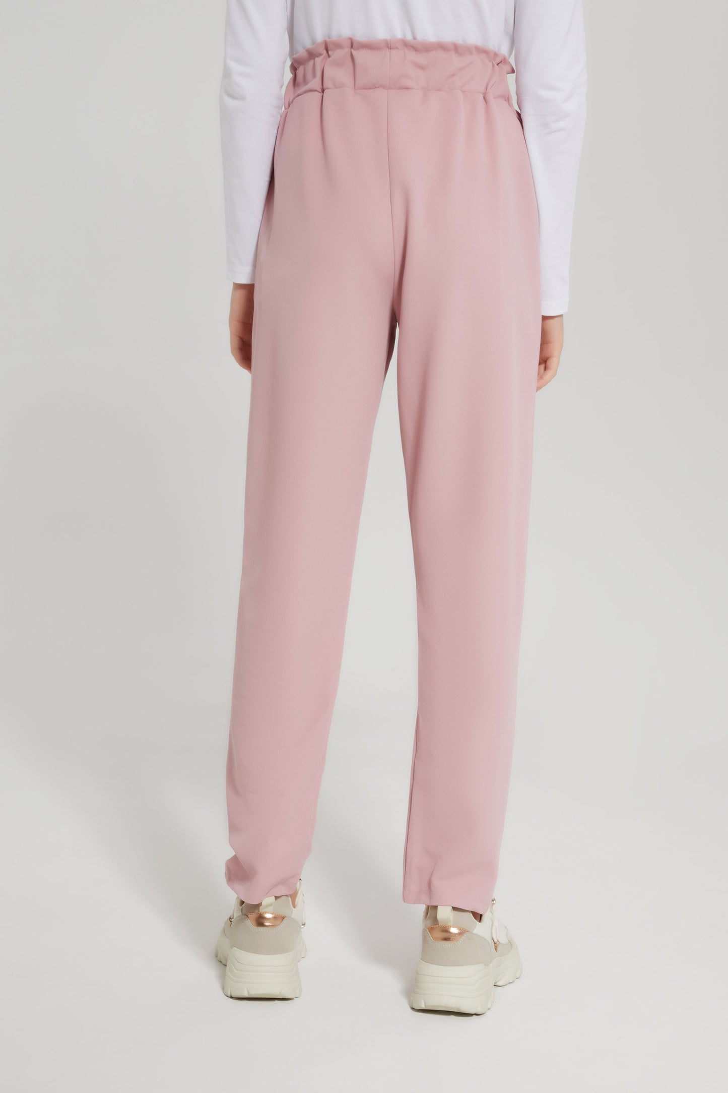 Senior Girls Pink Harem Trouser