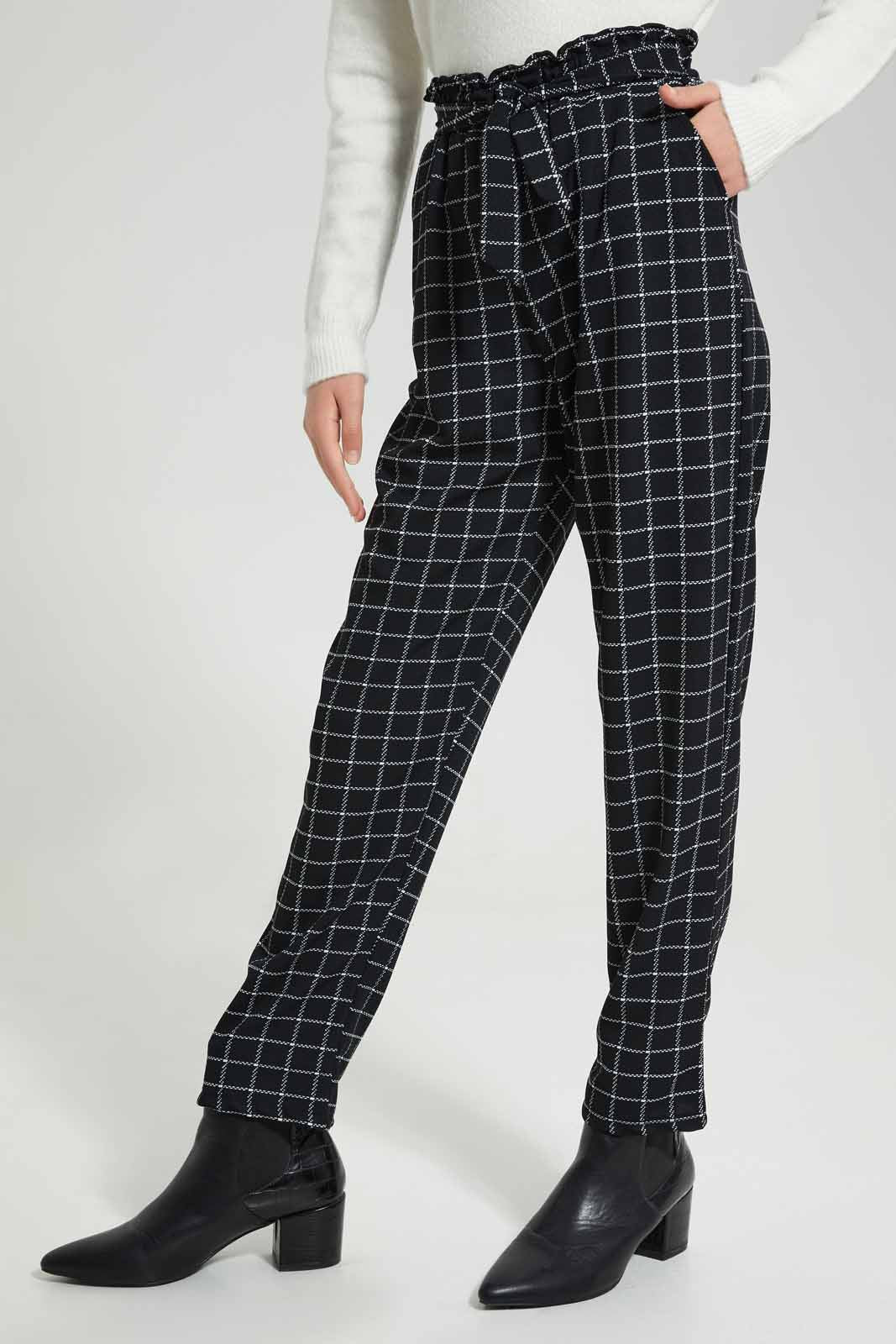 Redtag-Knitted-Plaid-Pants-Category:Trousers,-Colour:Assorted,-Deals:New-In,-Filter:Senior-Girls-(8-to-14-Yrs),-GSR-Trousers,-New-In-GSR-APL,-Non-Sale,-Section:Girls-(0-to-14Yrs),-TBL,-W22B-Senior-Girls-9 to 14 Years