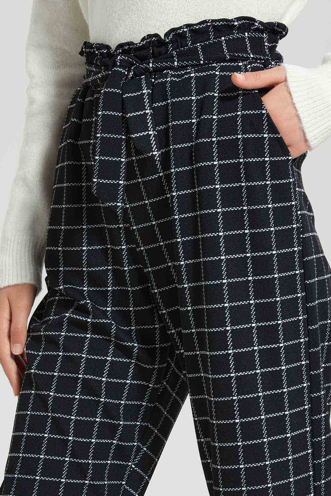 Redtag-Knitted-Plaid-Pants-Category:Trousers,-Colour:Assorted,-Deals:New-In,-Filter:Senior-Girls-(8-to-14-Yrs),-GSR-Trousers,-New-In-GSR-APL,-Non-Sale,-Section:Girls-(0-to-14Yrs),-TBL,-W22B-Senior-Girls-9 to 14 Years