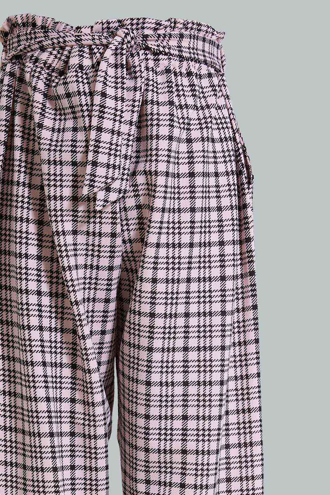 Redtag-Knitted-Plaid-Pants-Category:Trousers,-Colour:Assorted,-Deals:New-In,-Filter:Senior-Girls-(8-to-14-Yrs),-GSR-Trousers,-New-In-GSR-APL,-Non-Sale,-Section:Girls-(0-to-14Yrs),-TBL,-W22B-Senior-Girls-9 to 14 Years