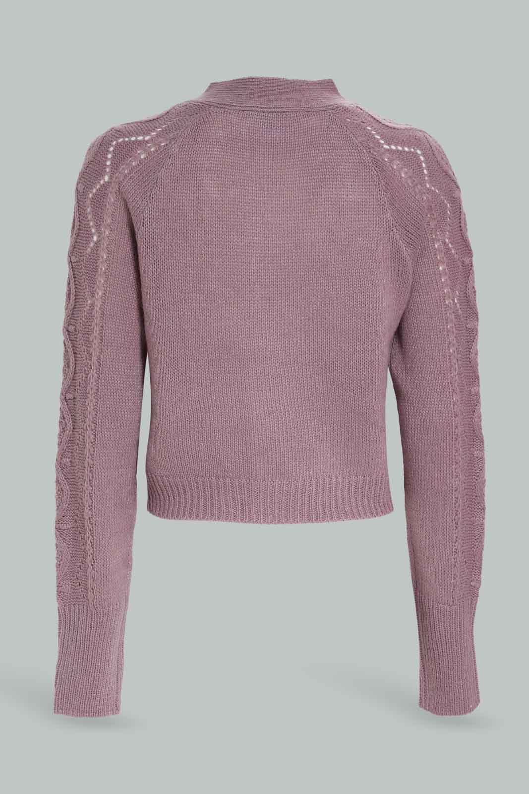 Redtag-Camel-Cable-Knit-Button-Front-Cardigan-Category:Cardigans,-Colour:Brown,-Deals:New-In,-Dept:Ladieswear,-Filter:Women's-Clothing,-New-In-Women-APL,-Non-Sale,-Section:Women,-W22B,-Women-Cardigans-Women's-
