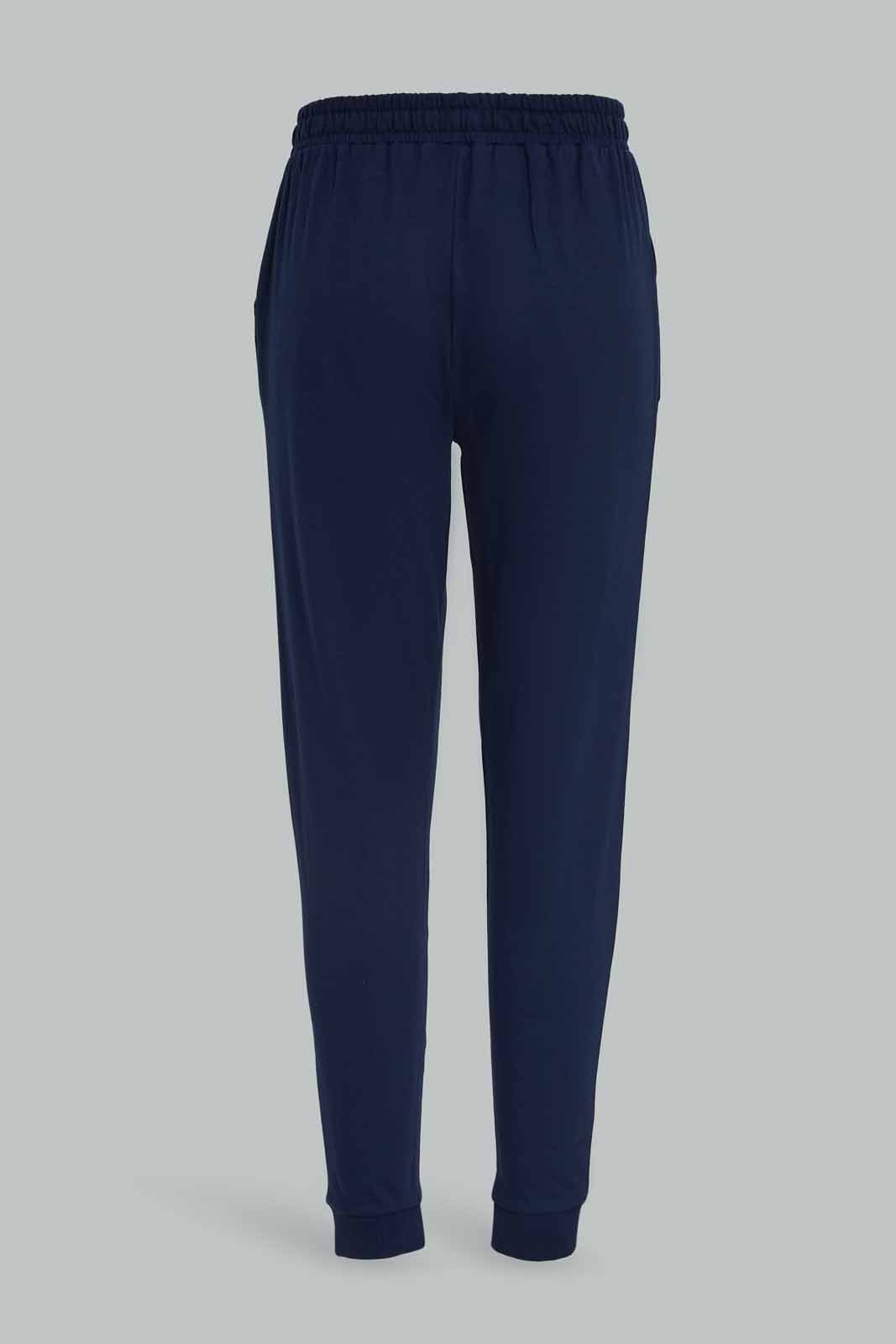Redtag-Navy-Basic-Track-Pants-Category:Joggers,-Colour:Navy,-Deals:New-In,-Dept:Girls,-Filter:Senior-Girls-(8-to-14-Yrs),-GSR-Joggers,-New-In-GSR-APL,-Non-Sale,-Section:Girls-(0-to-14Yrs),-TBL,-W22B-Senior-Girls-9 to 14 Years