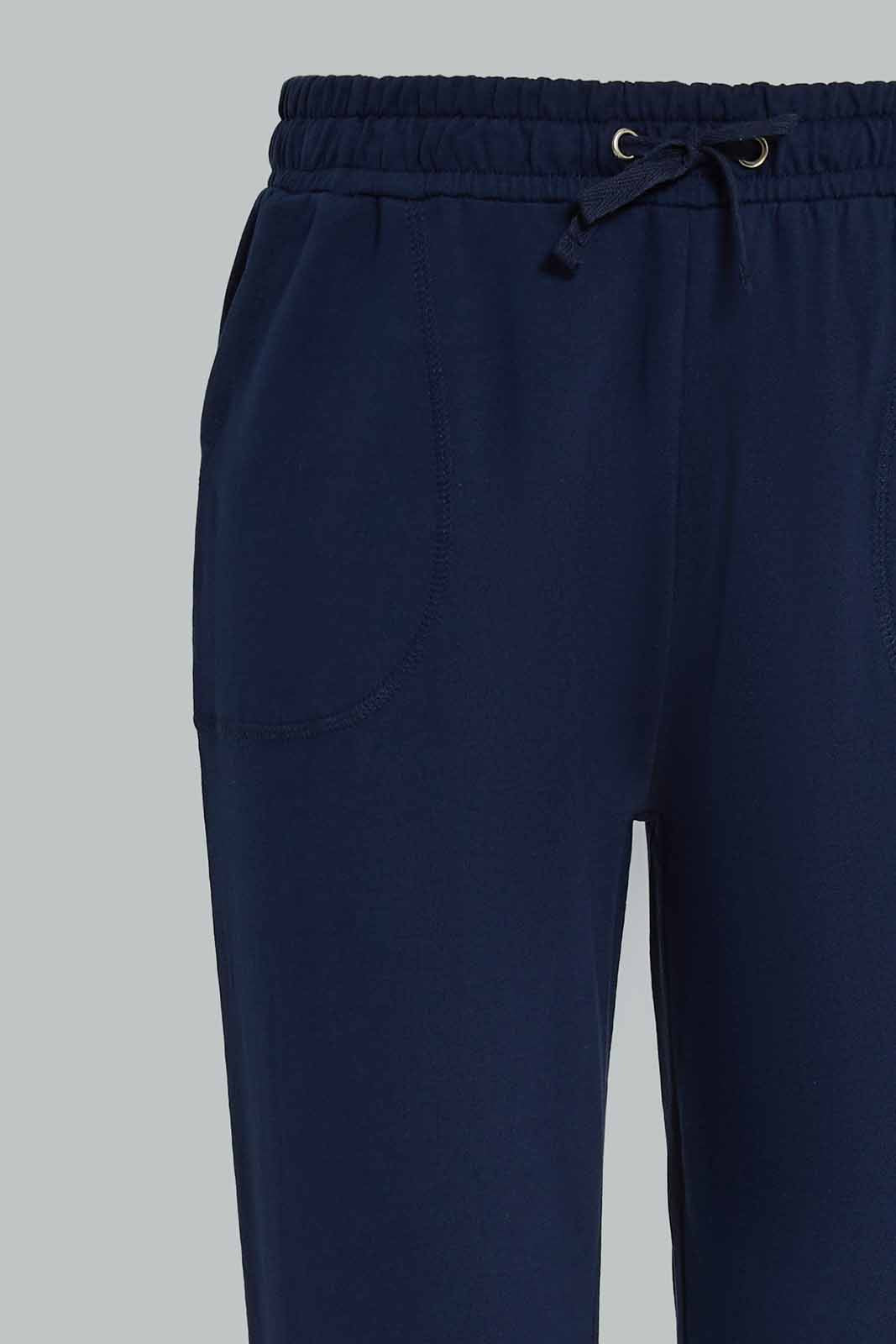 Redtag-Navy-Basic-Track-Pants-Category:Joggers,-Colour:Navy,-Deals:New-In,-Dept:Girls,-Filter:Senior-Girls-(8-to-14-Yrs),-GSR-Joggers,-New-In-GSR-APL,-Non-Sale,-Section:Girls-(0-to-14Yrs),-TBL,-W22B-Senior-Girls-9 to 14 Years