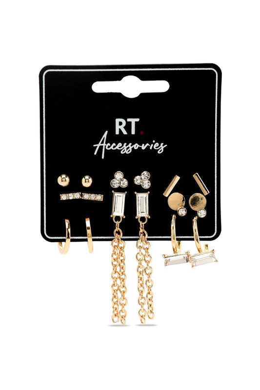 Redtag-Earrings-Category:Jewellery,-Colour:Assorted,-Dept:Ladieswear,-Filter:Women's-Accessories,-LEC-Jewellery,-New-In,-New-In-Women-ACC,-Non-Sale,-Section:Women,-W22B-Women-