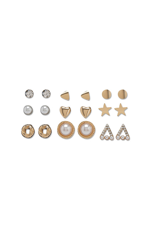 Redtag-Earrings-Category:Jewellery,-Colour:Assorted,-Dept:Ladieswear,-Filter:Women's-Accessories,-LEC-Jewellery,-New-In,-New-In-Women-ACC,-Non-Sale,-Section:Women,-W22B-Women-