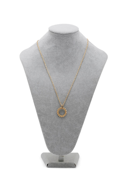 Redtag-Women-Gold-Necklace-and-Earring-Set-(-2-Piece)-Category:Jewellery,-Colour:Gold,-Dept:Ladieswear,-Filter:Women's-Accessories,-LEC-Jewellery,-New-In,-New-In-Women-ACC,-Non-Sale,-Section:Women,-W22B-Women-