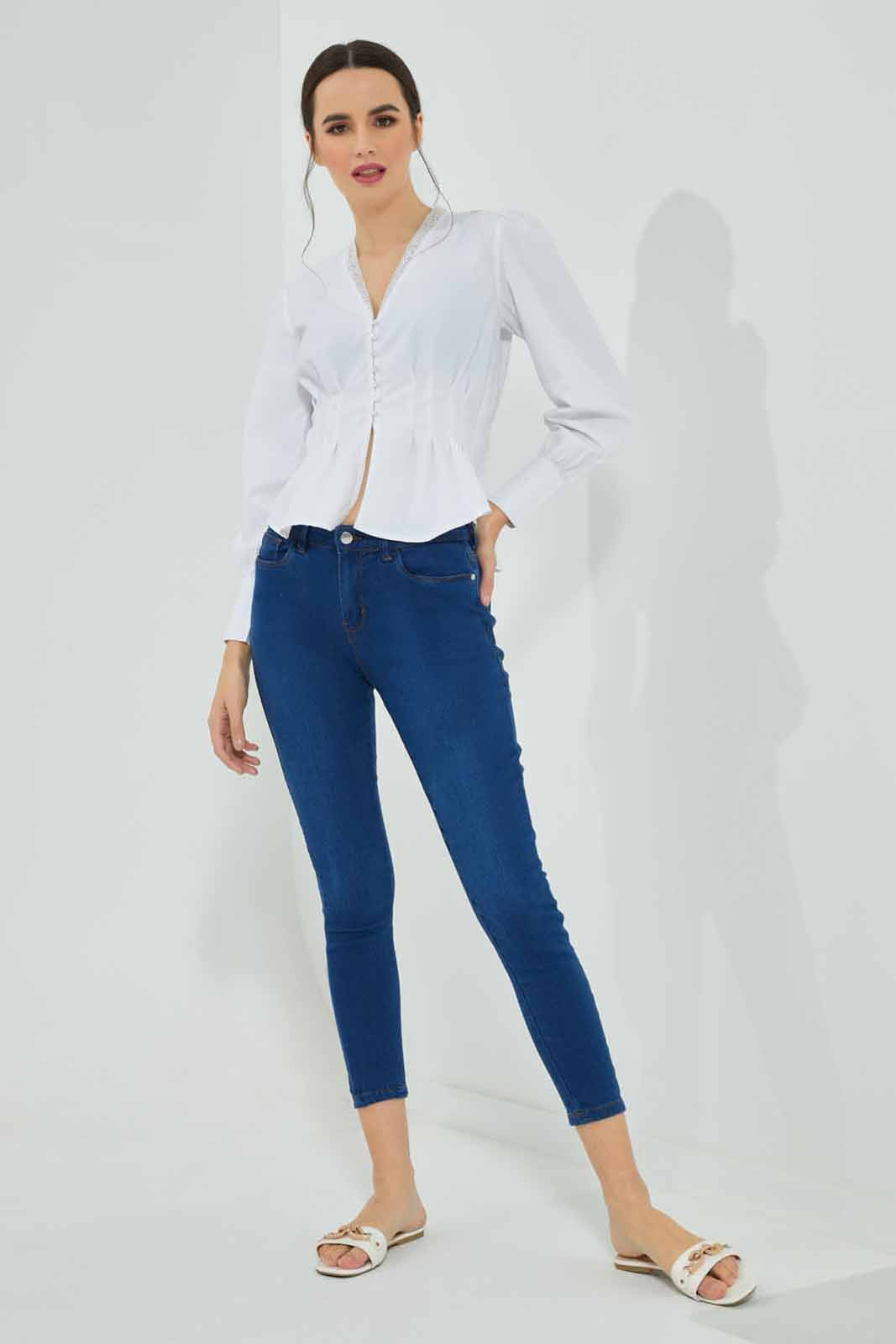 Redtag-White-Blouse-Category:Blouses,-Colour:White,-Deals:New-In,-Filter:Women's-Clothing,-New-In-Women-APL,-Non-Sale,-Section:Women,-W22A,-Women-Blouses-Women's-