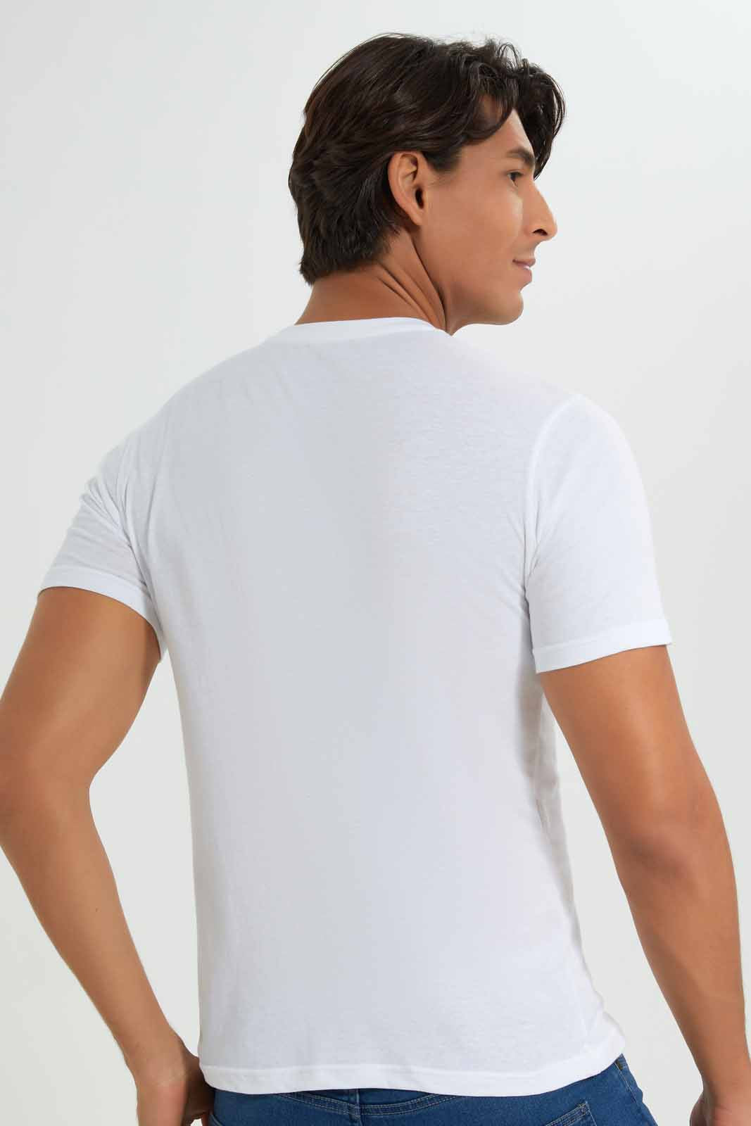 Redtag-White-Graphic-T-Shirt-Category:T-Shirts,-Colour:White,-Deals:New-In,-Filter:Men's-Clothing,-Men-T-Shirts,-New-In-Men-APL,-Non-Sale,-Section:Men,-TBL,-W22A-Men's-