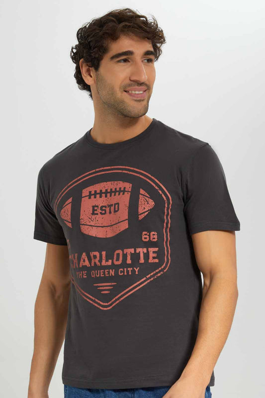 Redtag-Dark-Grey-Graphic-T-Shirts-Category:T-Shirts,-Colour:Charcoal,-Deals:New-In,-Filter:Men's-Clothing,-Men-T-Shirts,-New-In-Men-APL,-Non-Sale,-Section:Men,-TBL,-W22A-Men's-