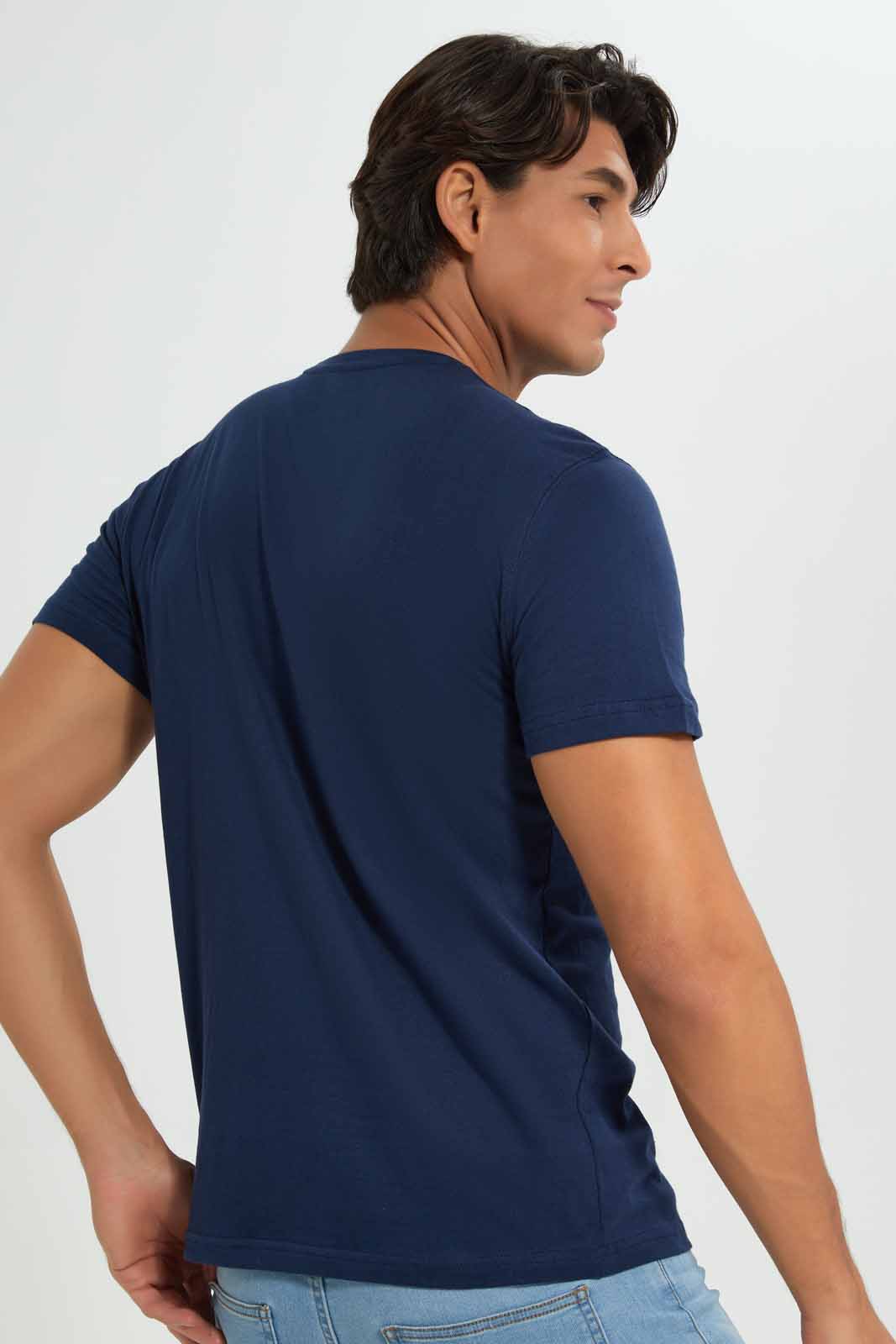 Redtag-Navy-Graphic-T-Shirt-Category:T-Shirts,-Colour:Navy,-Deals:New-In,-Filter:Men's-Clothing,-Men-T-Shirts,-New-In-Men-APL,-Non-Sale,-Section:Men,-TBL,-W22A-Men's-