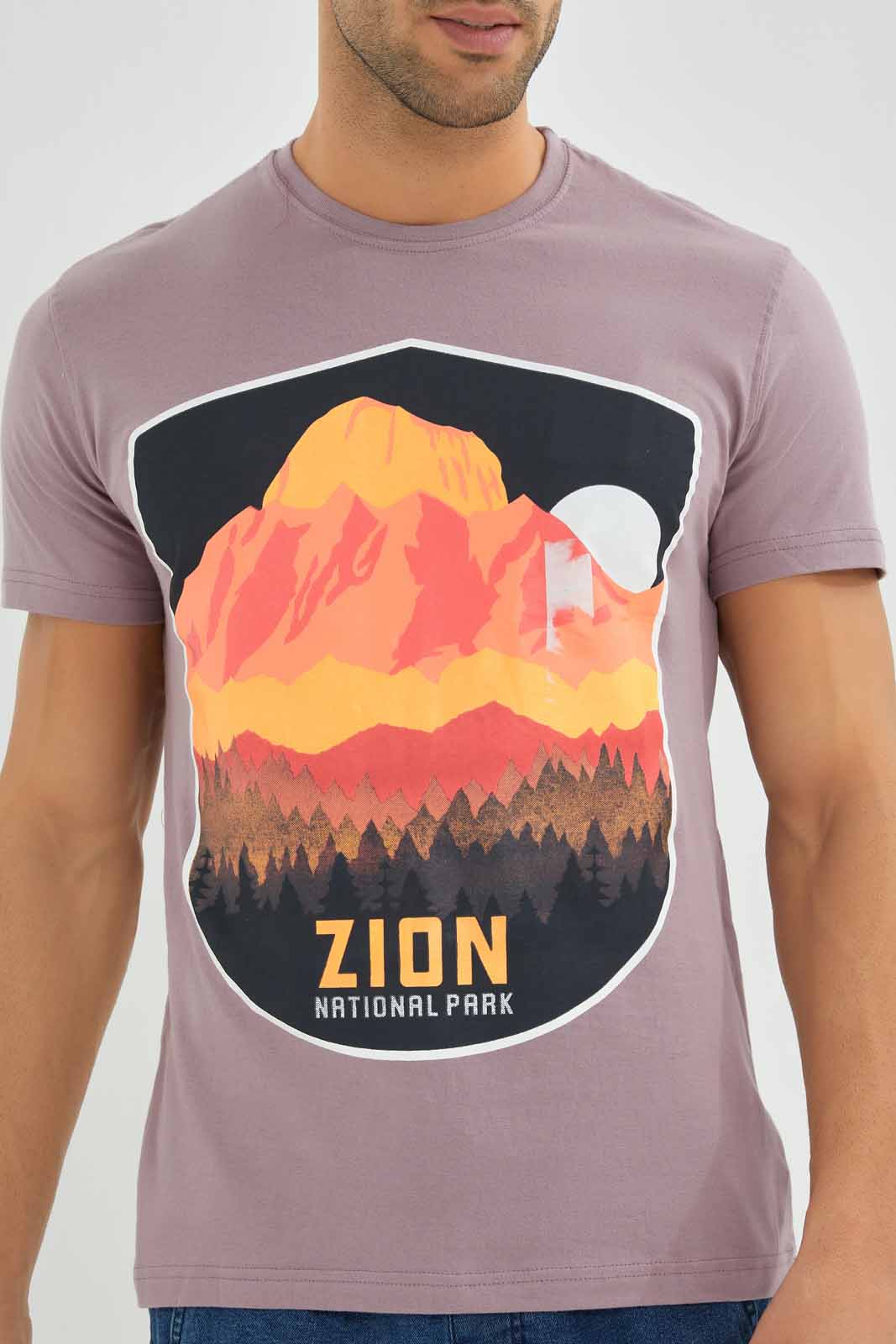 Redtag-Purple-Graphic-T-shirt-Category:T-Shirts,-Colour:Purple,-Deals:New-In,-Filter:Men's-Clothing,-Men-T-Shirts,-New-In-Men-APL,-Non-Sale,-Section:Men,-TBL,-W22A-Men's-