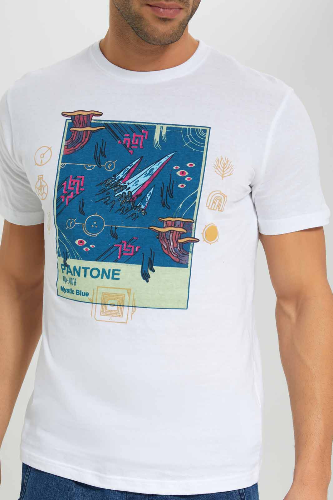 Redtag-White-Graphic-T-Shirt-Category:T-Shirts,-Colour:White,-Deals:New-In,-Filter:Men's-Clothing,-Men-T-Shirts,-New-In-Men-APL,-Non-Sale,-Section:Men,-TBL,-W22A-Men's-