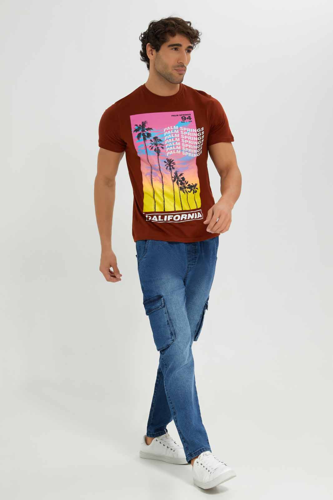 Redtag-Orange-Graphic-T-Shirt-Category:T-Shirts,-Colour:Orange,-Deals:New-In,-Filter:Men's-Clothing,-Men-T-Shirts,-New-In-Men-APL,-Non-Sale,-Section:Men,-TBL,-W22A-Men's-